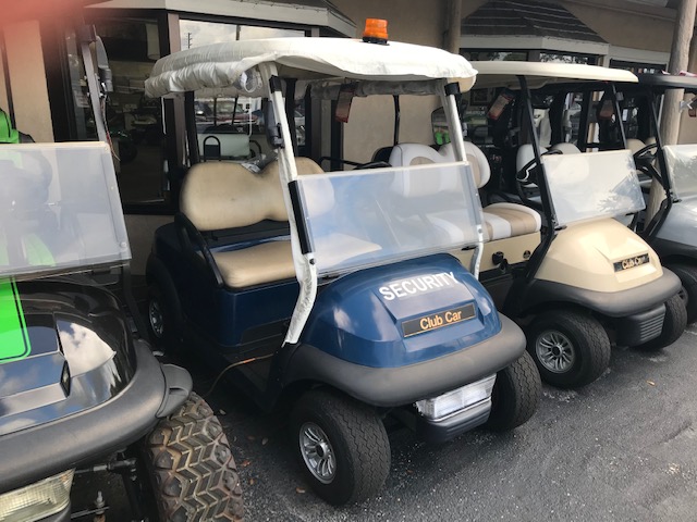 2017 BLUE CLUB CAR PRECEDENT 2-PASS SECURITY CAR - Jeffrey Allen, Inc