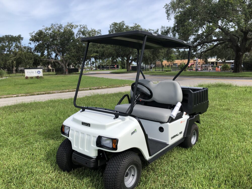 2021 WHITE CLUB CAR CARRYALL 100 ELECTRIC Jeffrey Allen, Inc